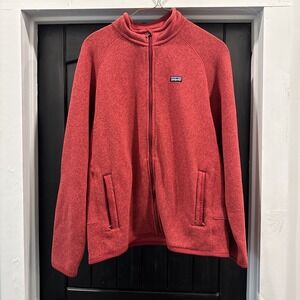 Patagonia Better Sweater Full Zip Fleece Jacket Men's XXLRed Heather preowned